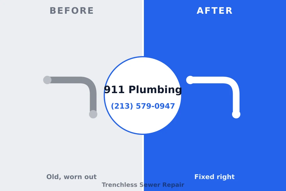 Before and after: plumbing company Tryon, NC